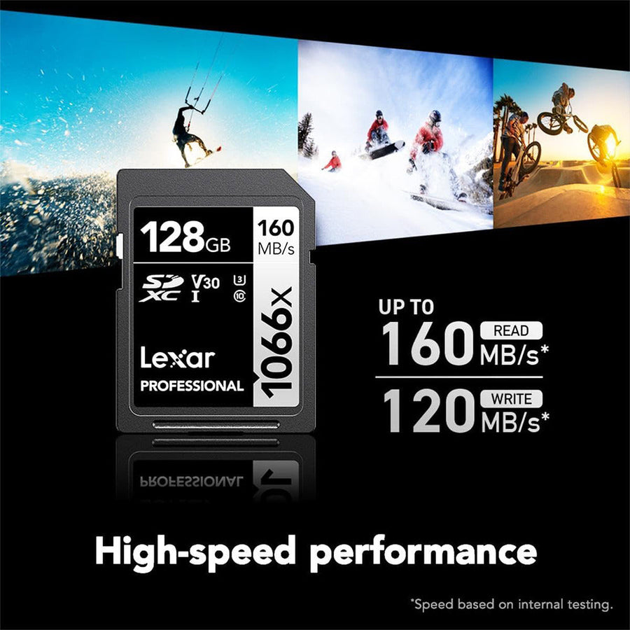 Lexar® Professional 128GB 1066x SDXC™ UHS-I