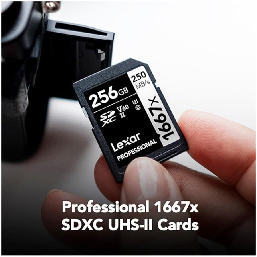 Lexar® Professional 256GB 1667x SDXC™ UHS-II
