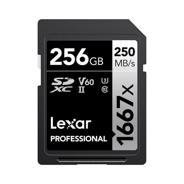 Lexar® Professional 256GB 1667x SDXC™ UHS-II