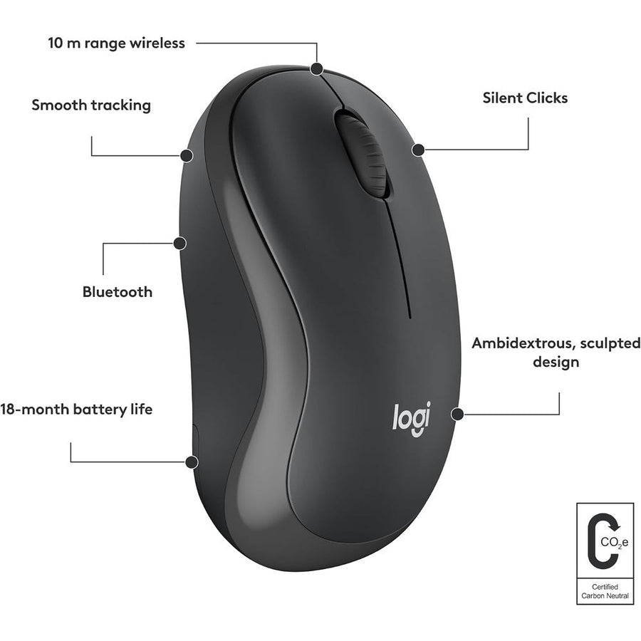 Logitech M241 Silent Compact Bluetooth Mouse