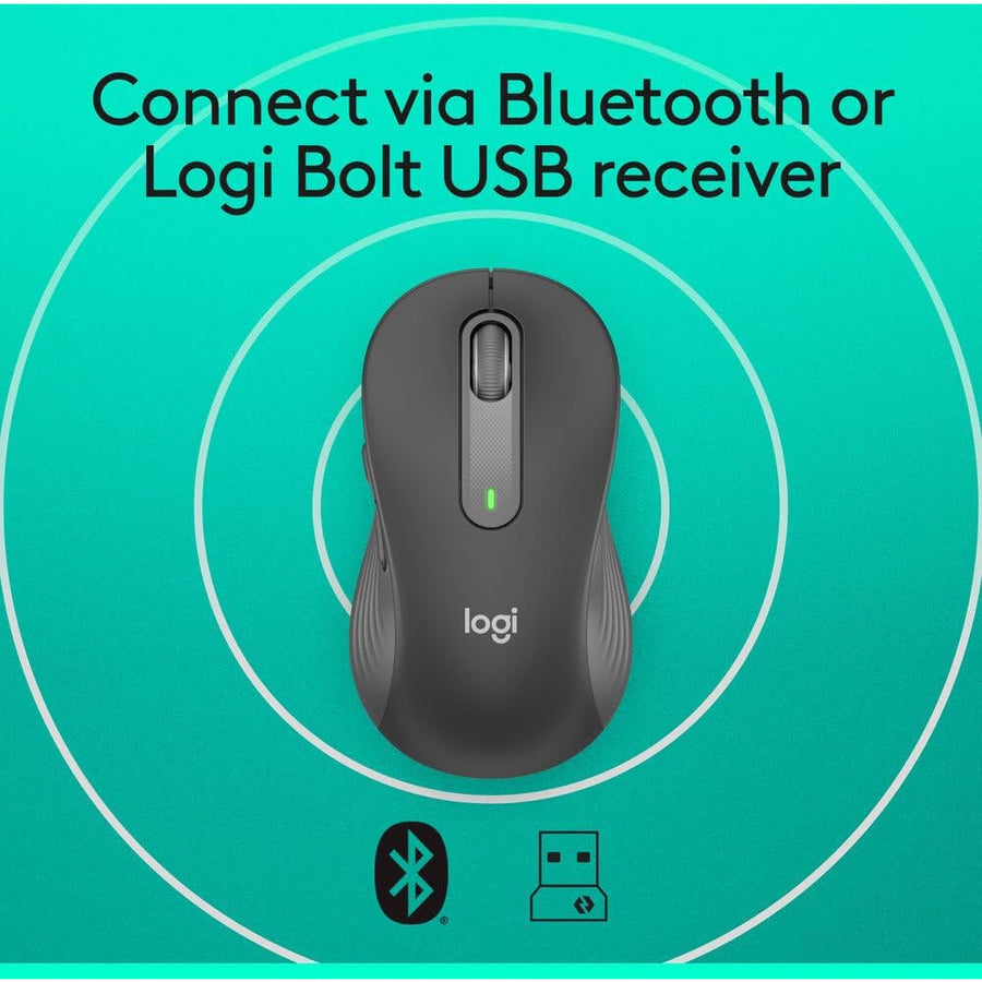 Logitech M650 Signature Silent Wireless Mouse for Small to Medium Hands