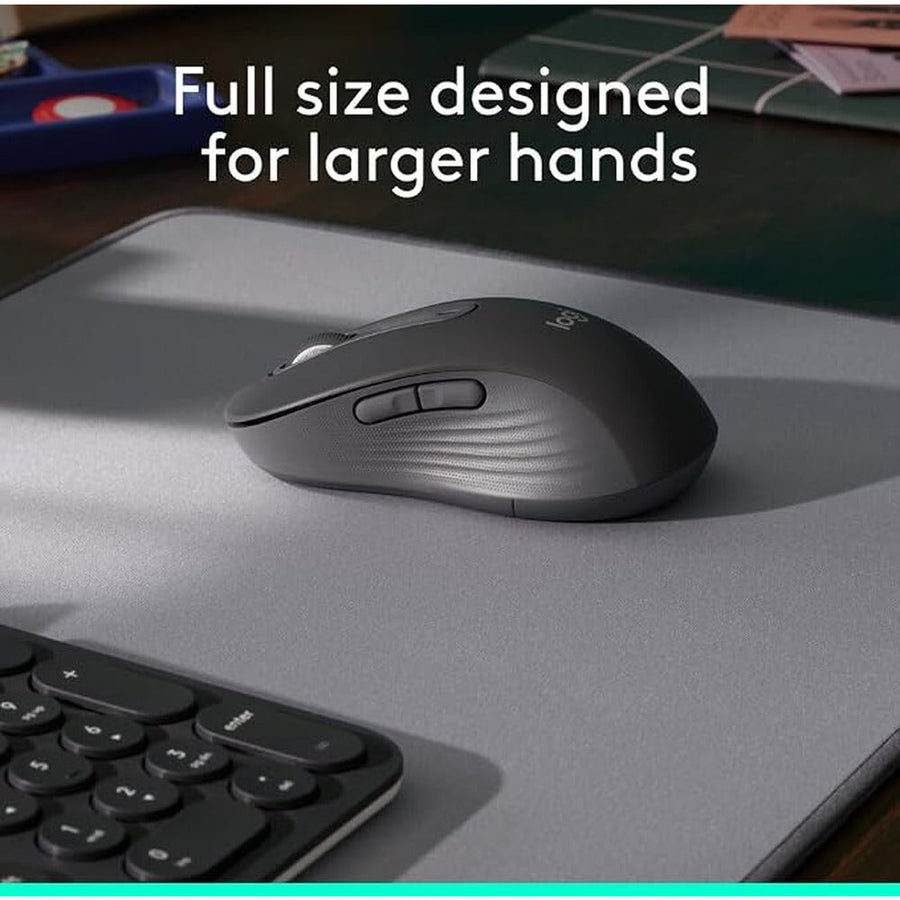 Logitech M650 L Signature Silent Wireless Mouse for Large Hands