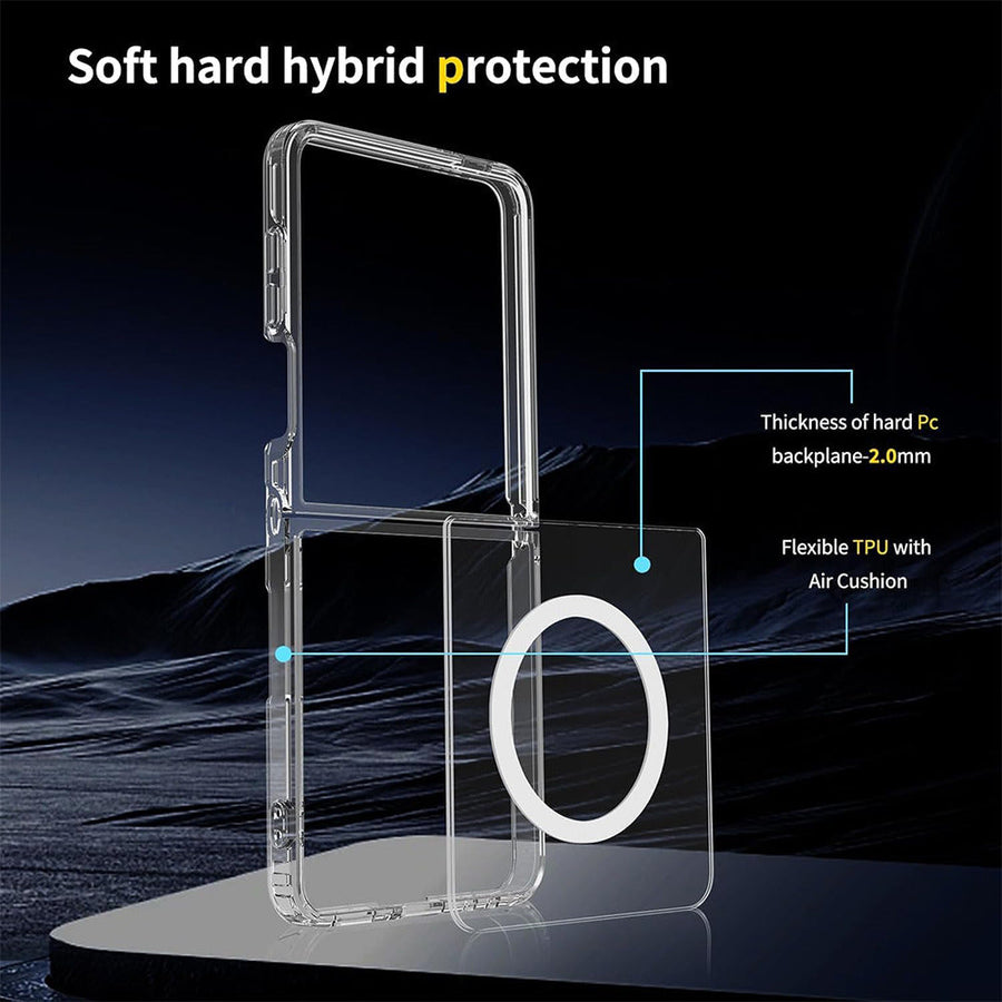 MagSafe Case For Galaxy Z Flip 7 Clear