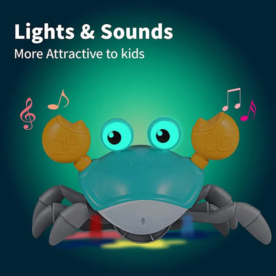Baby Toddler Crawling Crab With Music & LED