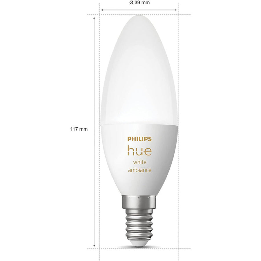 Philips Hue White Ambiance Smart Bulb E14