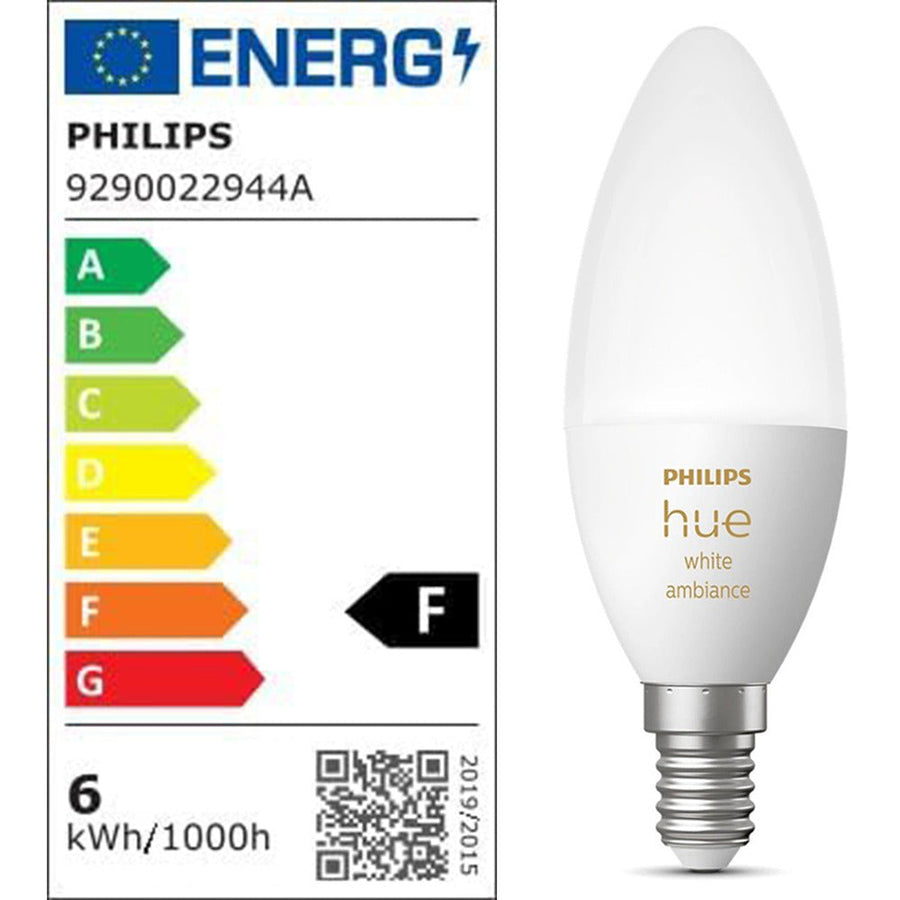 Philips Hue White Ambiance Smart Bulb E14