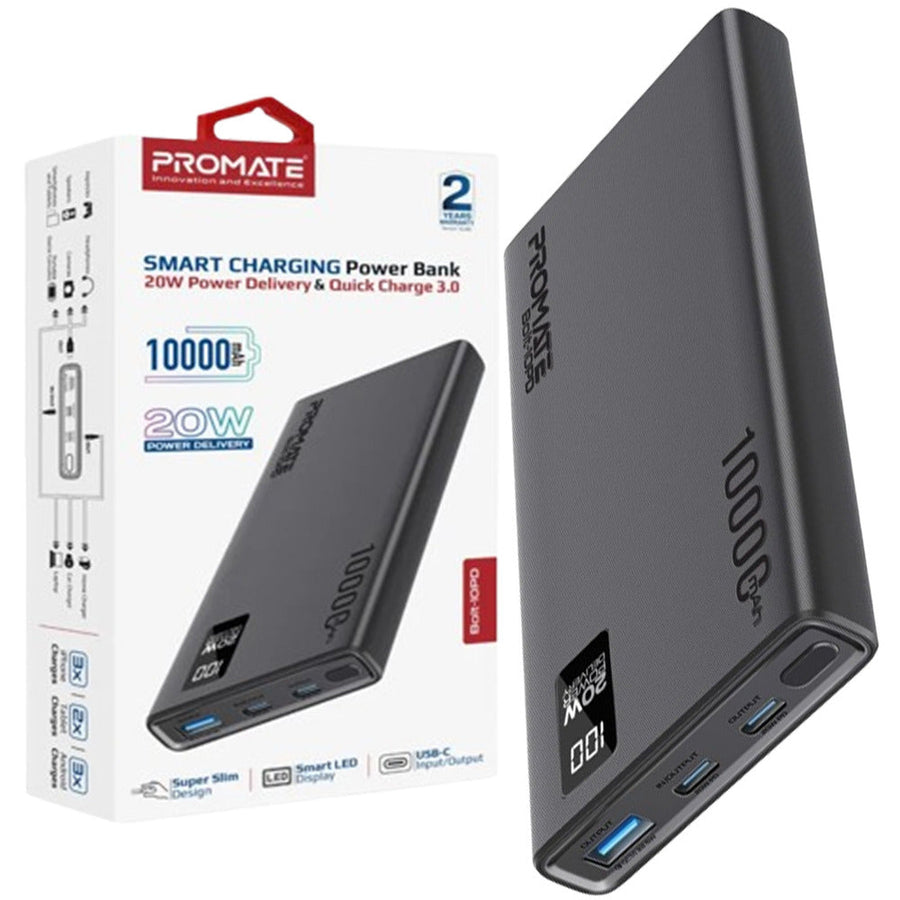 Promate (Bolt-10PD) 10000mAh Power Bank