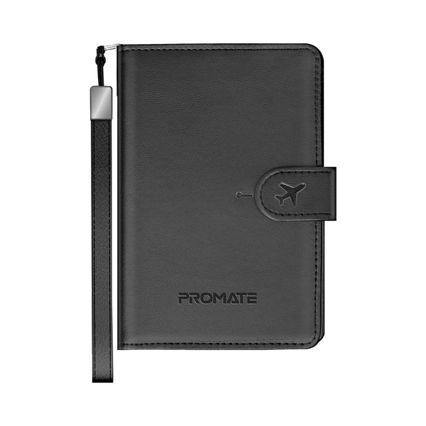 Promate PassMate Smart RFID Passport Holder with Apple Find My Tracking