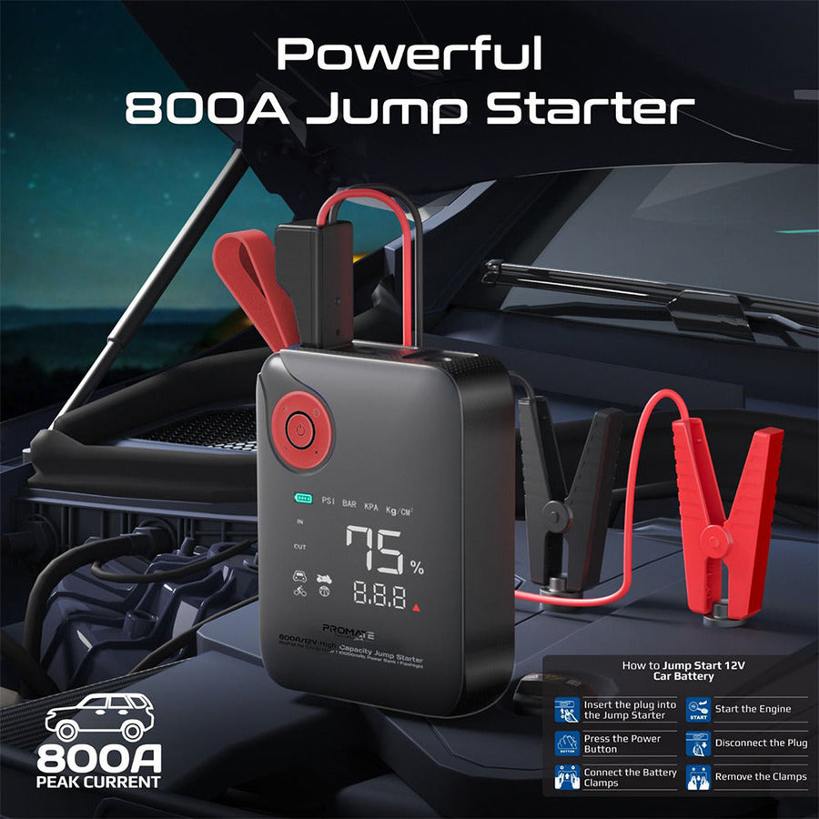 Promate PatrolPack-4 800A Car Jump Starter