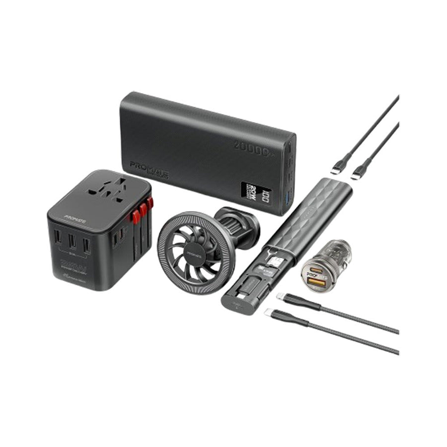 Promate (PowerGear-Pro) 8 in 1 Portable Travel Kit