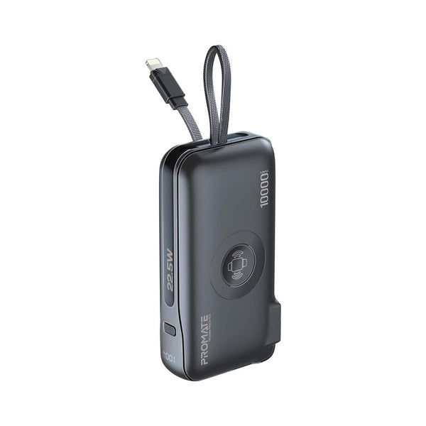Promate (PowerPack-10i) 10000mAh Power Bank with Wireless Apple Watch Charger