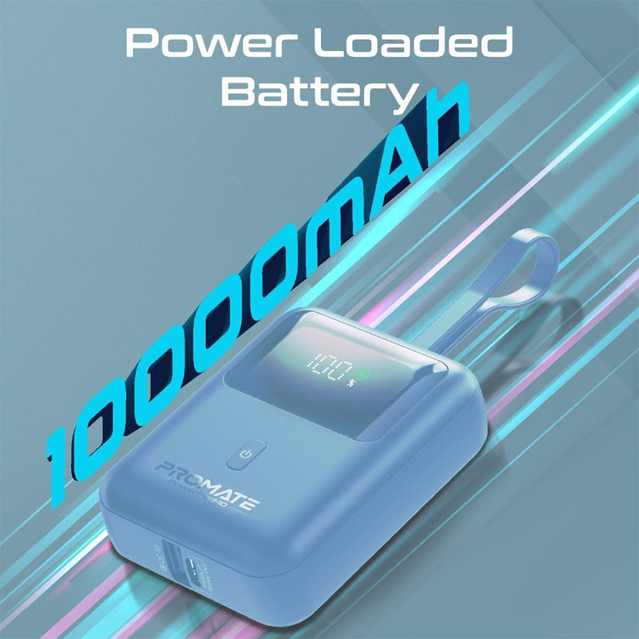 Promate (PowerPod-10) Power Bank, 10000mAh