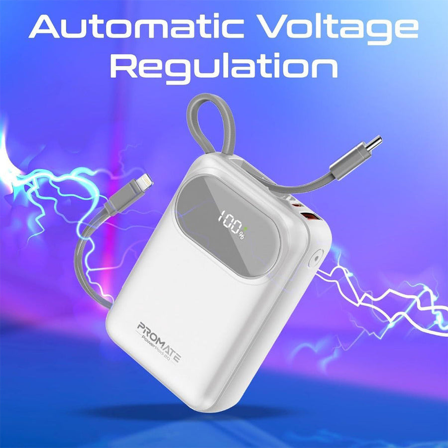 Promate (PowerPod-20) Power Bank, 20000mAh