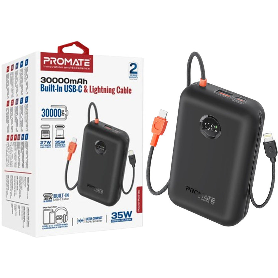 Promate PowerPod-30- 30000mAh Power Bank