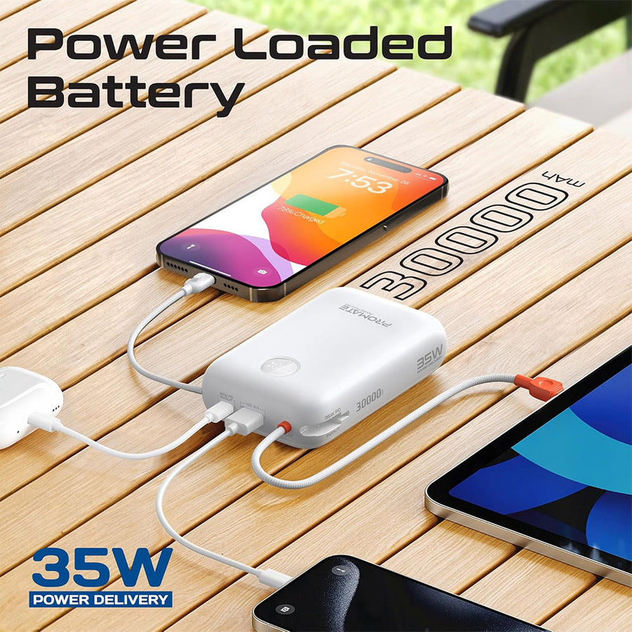 Promate PowerPod-30- 30000mAh Power Bank