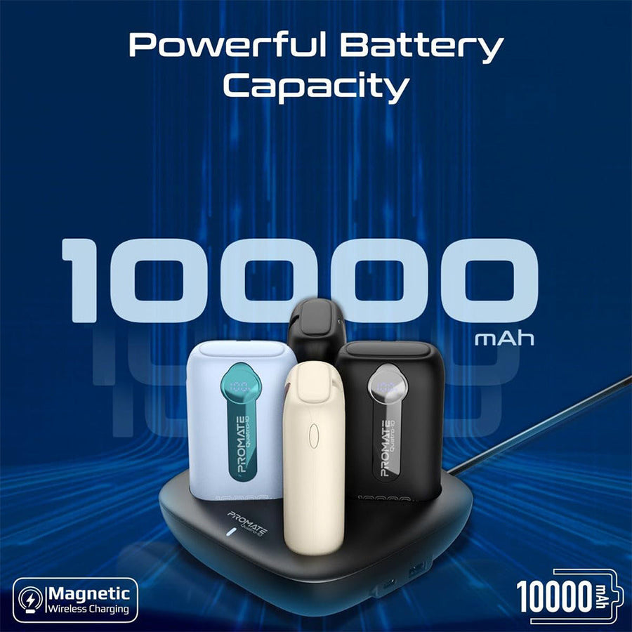 Promate (Quatro-10) 4-piece power bank kit, 10,000mAh