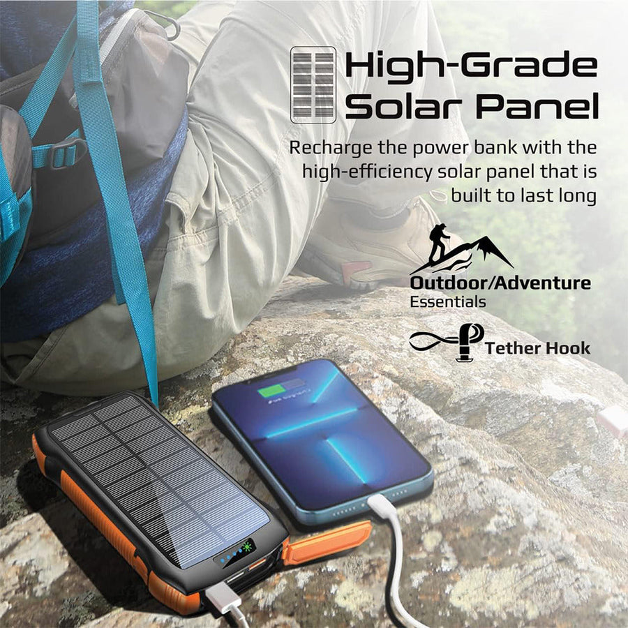 Promate (Solartank20PDQi) 20000mAh Power Bank, Solar