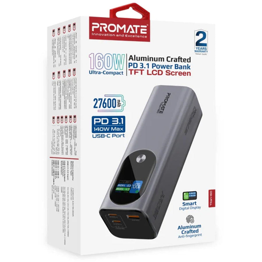 Promate (Titan-160) 27600mAh Portable Charger 160W