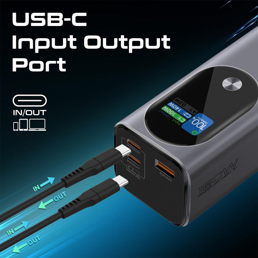 Promate (Titan-160) 27600mAh Portable Charger 160W