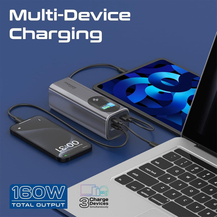 Promate (Titan-160) 27600mAh Portable Charger 160W