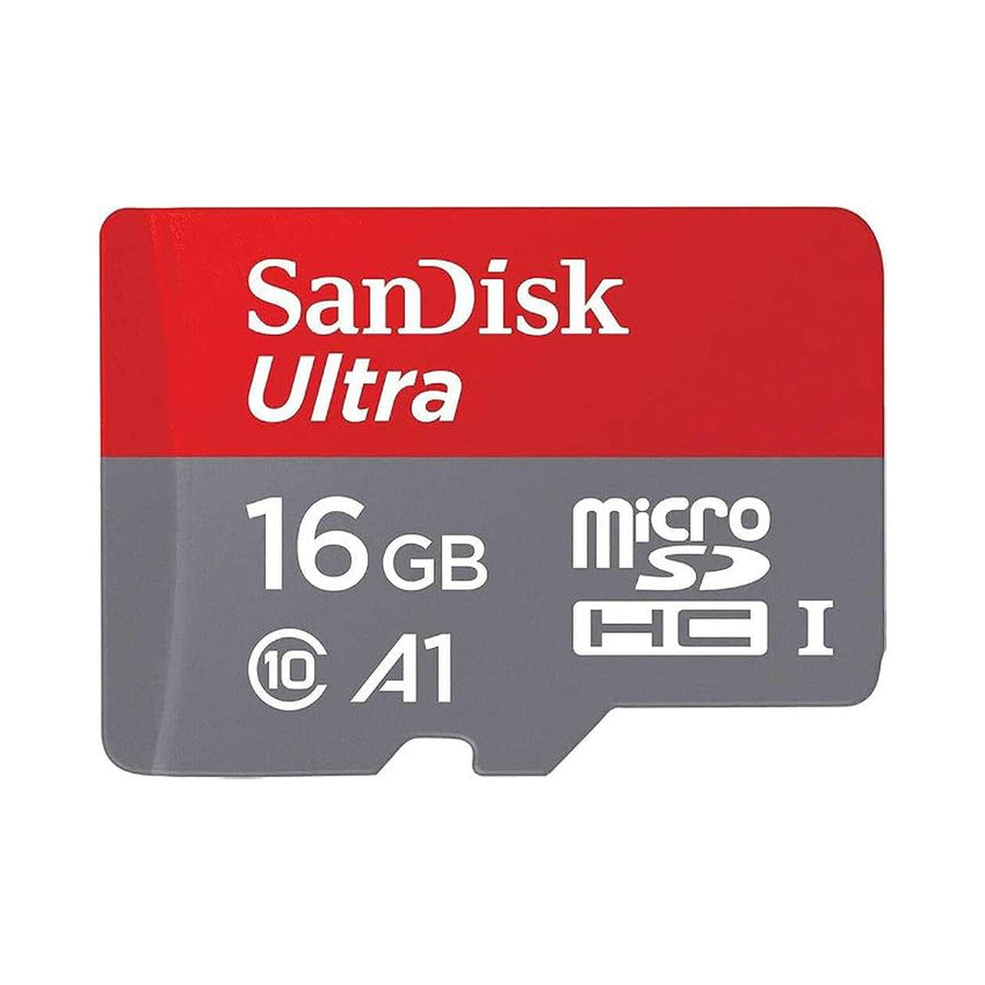 SanDisk Ultra 16GB Class 10 microSDHC UHS-I Memory Card – Up to 80MB/s
