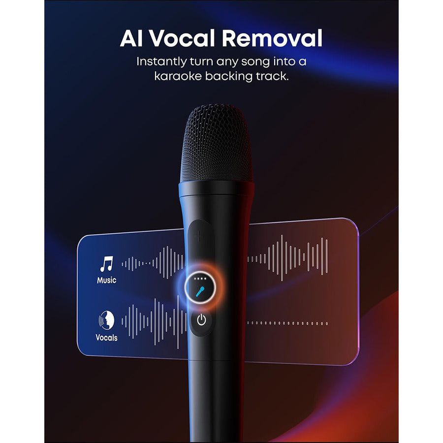 Anker Soundcore Rave 3S 200W AI Karaoke Party Speaker with Wireless Microphones