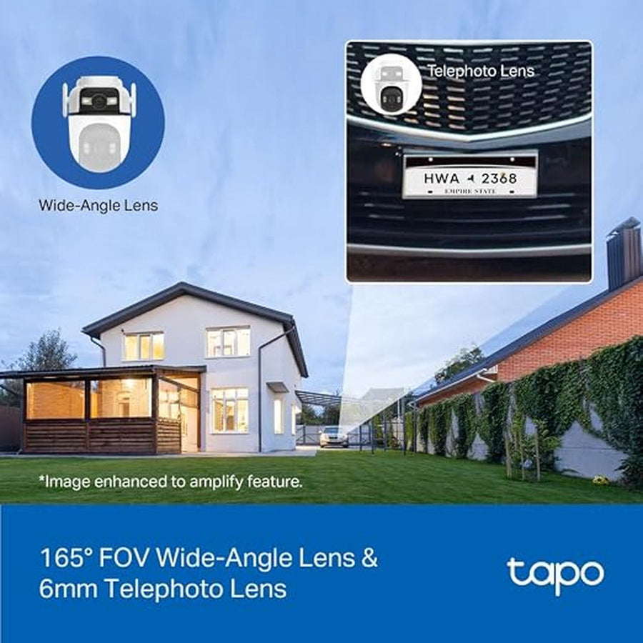 TP-Link Tapo C545D Outdoor Dual-Lens 2K Pan/Tilt Security Camera