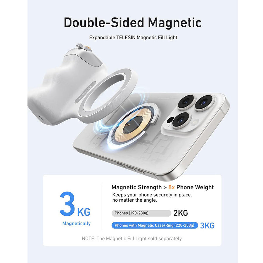TELESIN Fun Shot Magnetic DSLR Style Shutter Grip