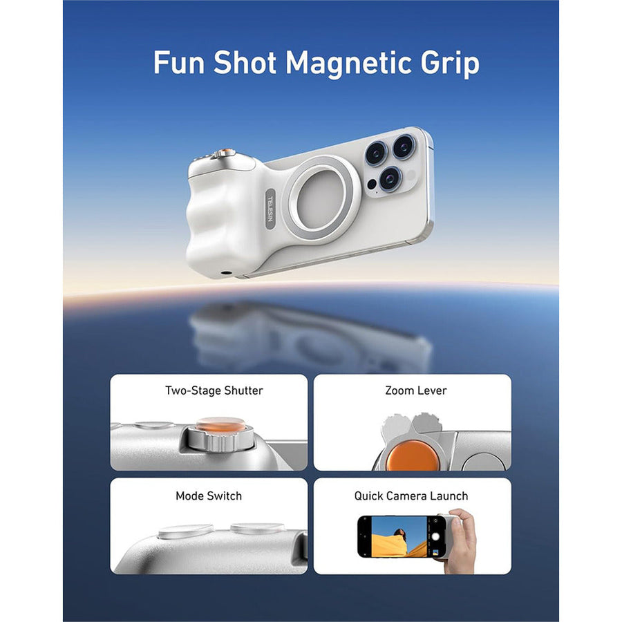 TELESIN Fun Shot Magnetic DSLR Style Shutter Grip