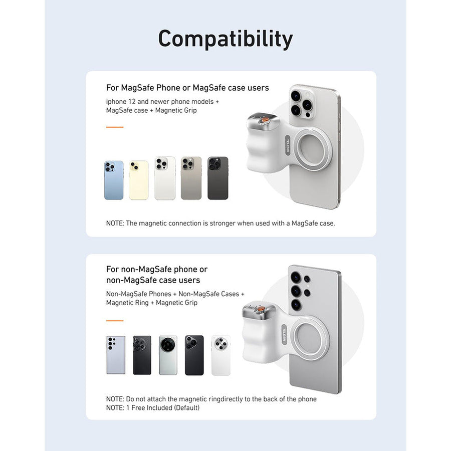 TELESIN Fun Shot Magnetic DSLR Style Shutter Grip