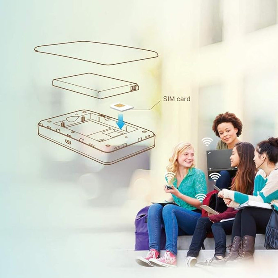 TP-Link M7350 4G LTE-Advanced Mobile Wi-Fi Router – 150Mbps, 10-Device Hotspot, 2000mAh Battery