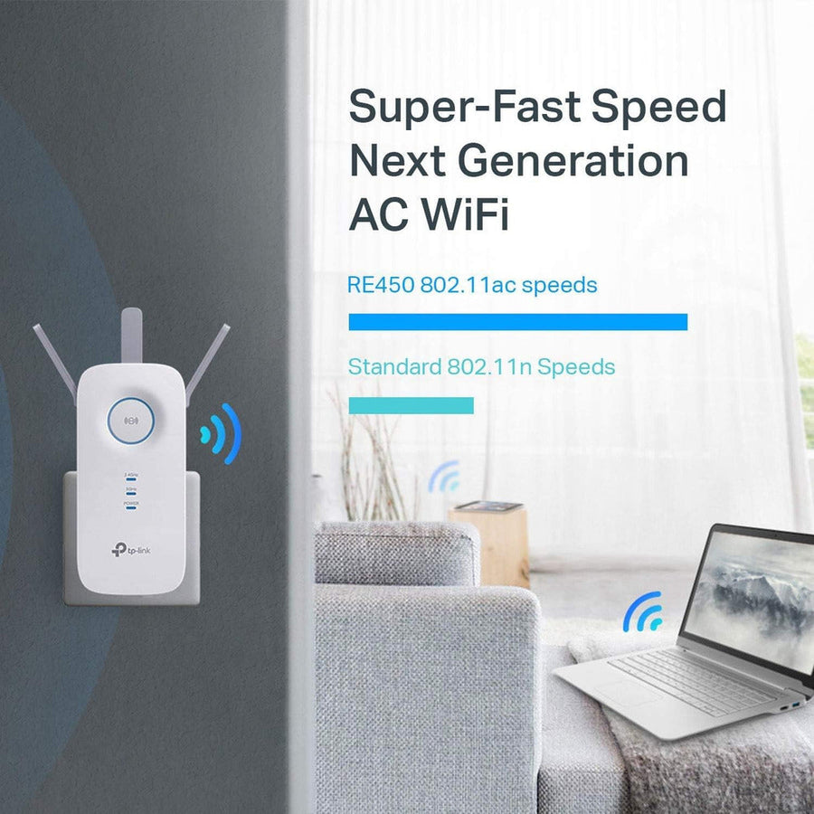 TP-Link RE450 AC1750 Dual-Band Wi-Fi Range Extender