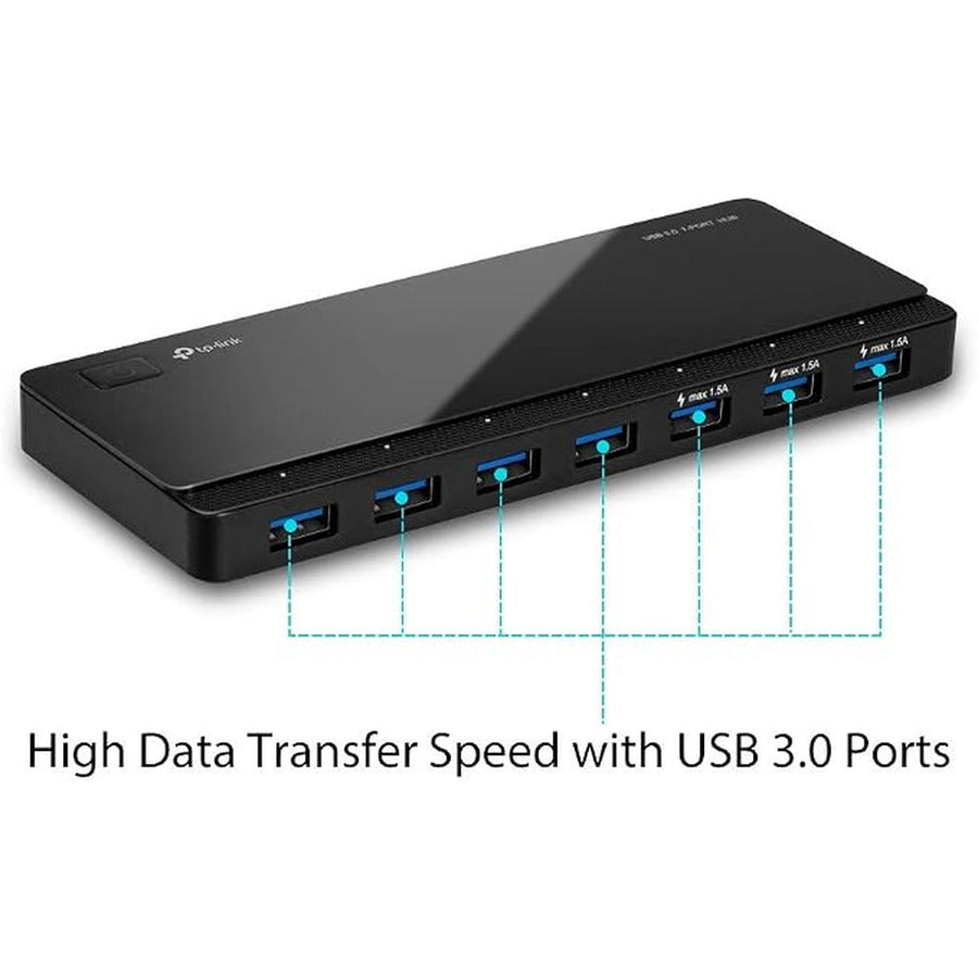 TP-Link UH700 7-Port USB 3.0 Hub – 5Gbps High-Speed Data Transfer