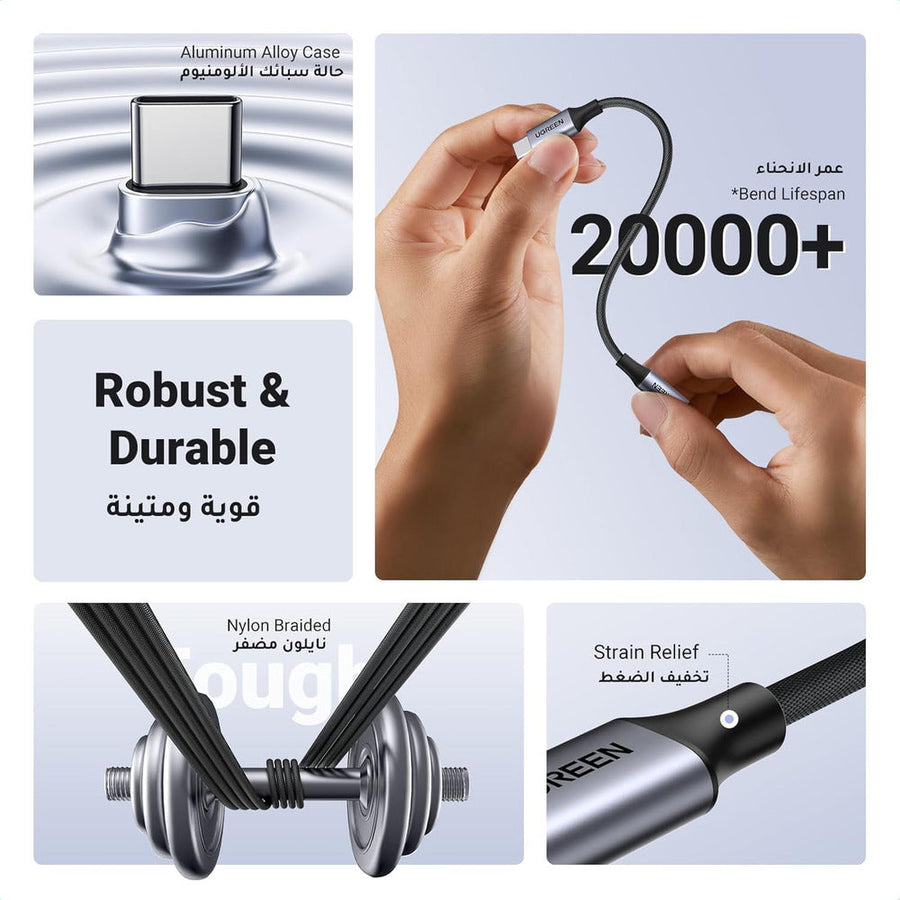 UGREEN AV161 USB-C to 3.5mm Audio Adapter