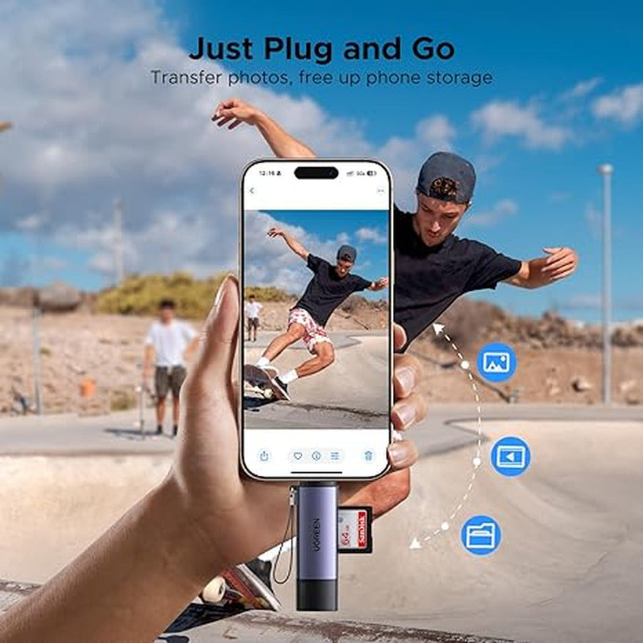 UGREEN USB-C & USB 3.0 SD/TF Card Reader
