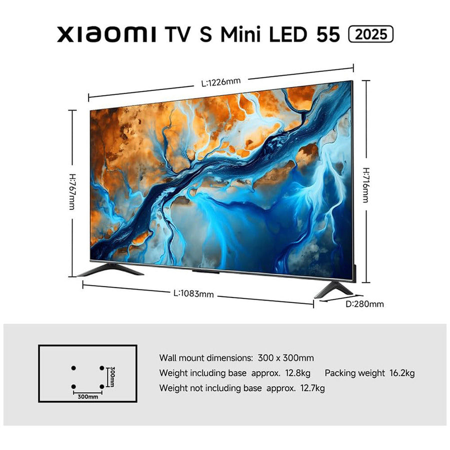 Xiaomi L55MA-SPLME S Mini LED 55″ (2025 Model)