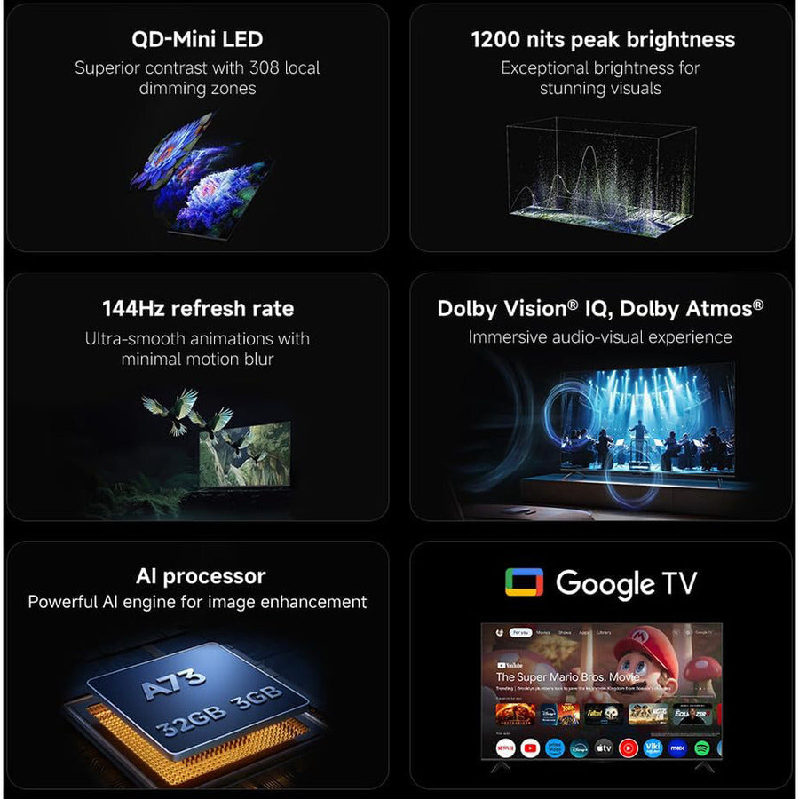 Xiaomi L55MA-SPLME S Mini LED 55″ (2025 Model)