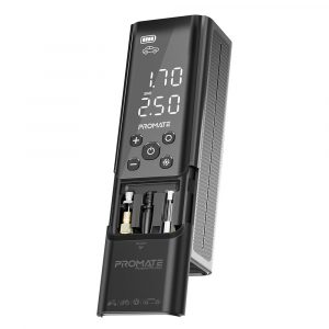 Promate PowerPump Portable Air Compressor, 3-in-1 Power Bank