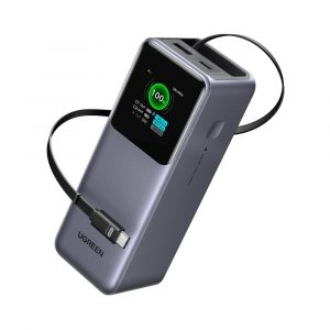 UGREEN Nexode Power Bank 20000mAh 165W with Retractable USB-C Cable
