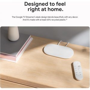 Google TV Streamer 4K with Voice Remote