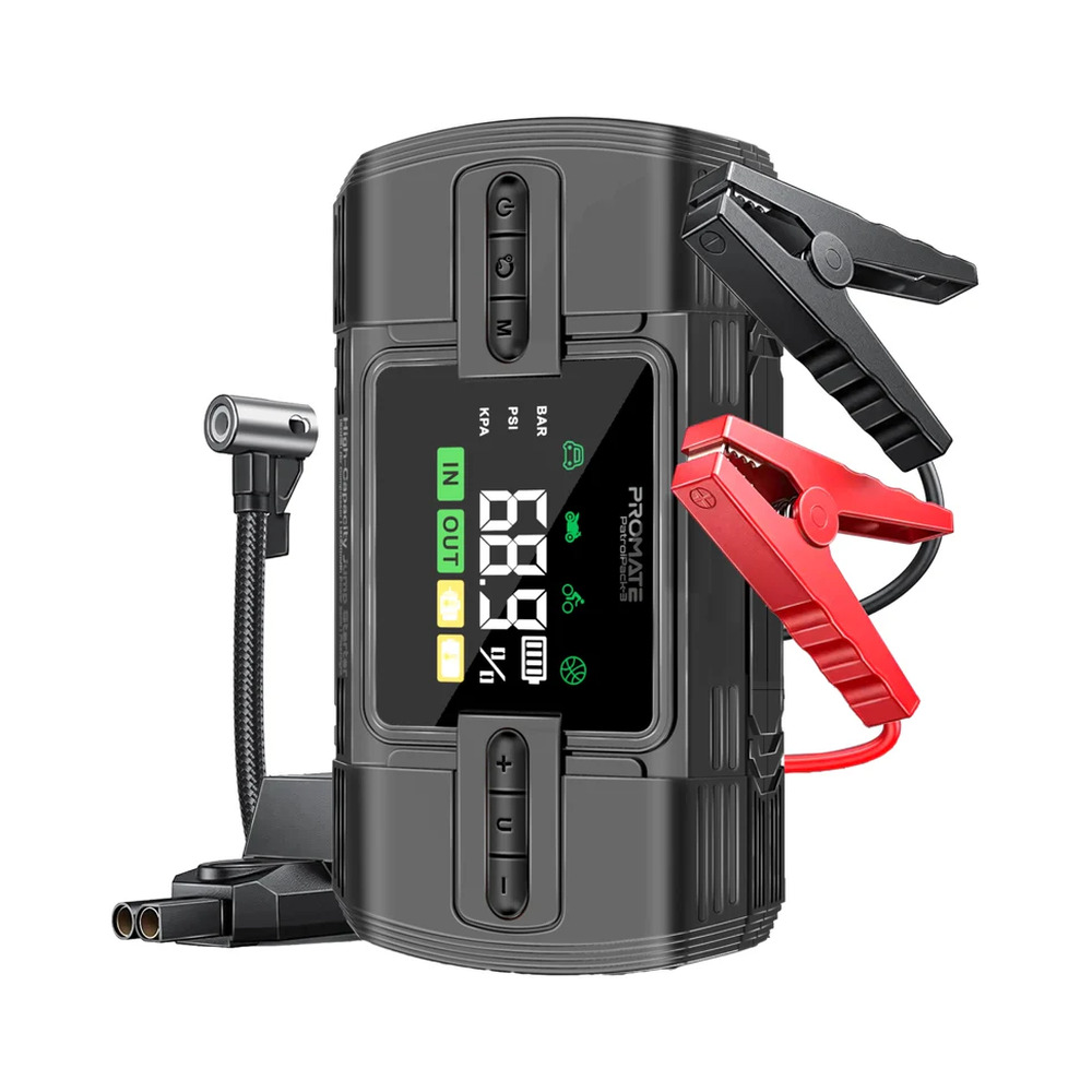 promate-patrolpack-3-jump-starter-with-air-compressor Promate PatrolPack-3 Jump Starter with Air Compressor