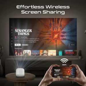 Promate CubeCast-2 Smart Projector with Touch Controls