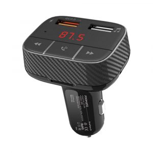 Promate SmarTune-2+ Bluetooth FM Transmitter USB Car Charger