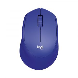 Logitech M330 Silent Plus Wireless Mouse - Blue